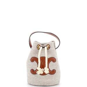 Celine Triomphe Drawstring Bucket Bag #252805C14B